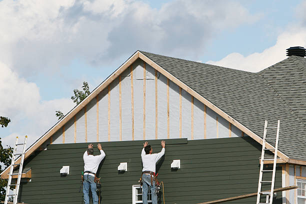 Professional Siding Replacement technician working in Hatfield, PA
